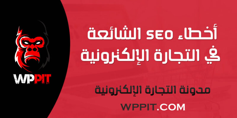 أخطاء SEO الشائعة في التجارة الإلكترونية